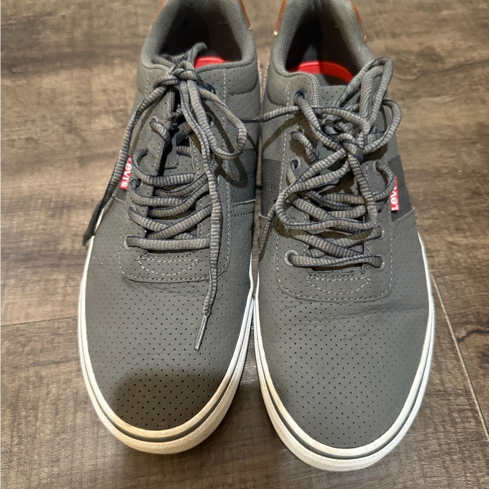 Levi's Gray and Red Men's Sneakers